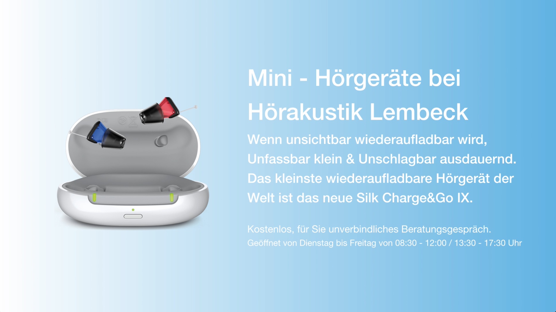 Mini - Hörgeräte bei Hörakustik Lembeck